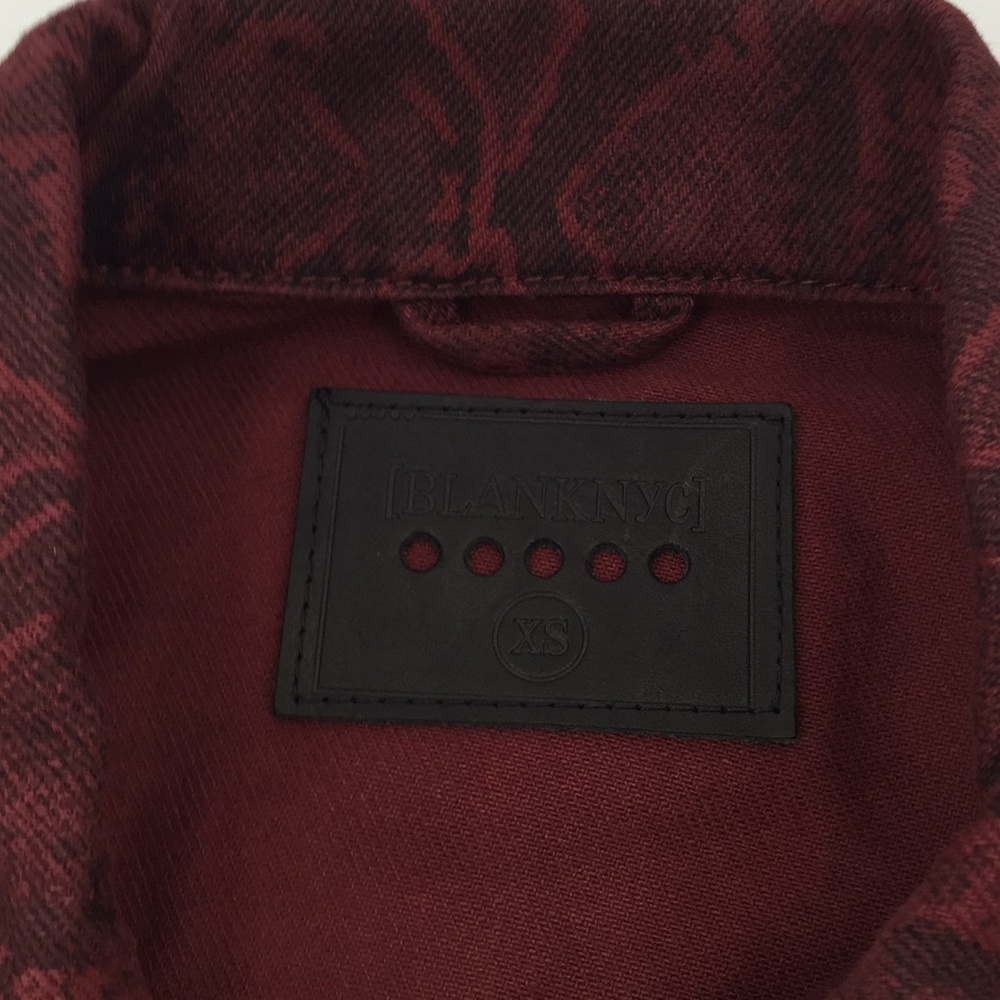 Blank NYC Rattled Up Snake Denim Jacket XS - Picture 10 of 12